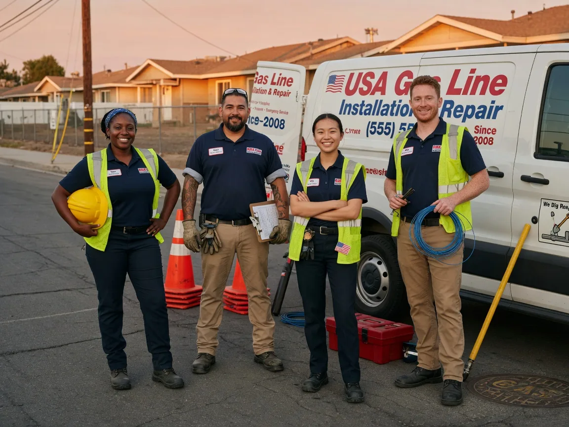 Gas Line Installation company in Odell, IL